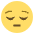 Pensive Face Emoji from EmojiTwo Colors Set