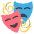 Performing Arts Emoji from EmojiTwo Colors Set