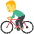 Person Biking Emoji from EmojiTwo Colors Set