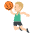 Person Bouncing Ball Medium Light Skin Tone Emoji from EmojiTwo Colors Set