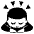 Person Bowing Emoji from EmojiTwo Black Set