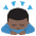 Person Bowing Dark Skin Tone Emoji from EmojiTwo Colors Set