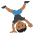 Person Cartwheeling Medium Dark Skin Tone Emoji from EmojiTwo Colors Set