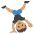 Person Cartwheeling Medium Skin Tone Emoji from EmojiTwo Colors Set