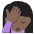 Person Facepalming Dark Skin Tone Emoji from EmojiTwo Colors Set