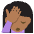 Person Facepalming Medium Dark Skin Tone Emoji from EmojiTwo Colors Set