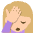 Person Facepalming Medium Light Skin Tone Emoji from EmojiTwo Colors Set
