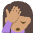 Person Facepalming Medium Skin Tone Emoji from EmojiTwo Colors Set