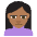 Person Frowning Medium Dark Skin Tone Emoji from EmojiTwo Colors Set