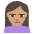 Person Frowning Medium Skin Tone Emoji from EmojiTwo Colors Set