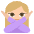 Person Gesturing No Medium Light Skin Tone Emoji from EmojiTwo Colors Set