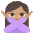 Person Gesturing No Medium Skin Tone Emoji from EmojiTwo Colors Set