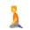 Person Kneeling Flat Default Emoji from Fluent Emoji Flat Set