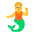 Person Merpeople Flat Default Emoji from Fluent Emoji Flat Set