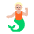 Person Merpeople Flat Medium Light Emoji from Fluent Emoji Flat Set