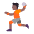 Person Playing Handball Flat Medium Dark Emoji from Fluent Emoji Flat Set