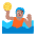 Person Playing Water Polo Flat Medium Emoji from Fluent Emoji Flat Set