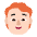 Person Red Hair Flat Light Emoji from Fluent Emoji Flat Set