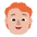 Person Red Hair Flat Medium Light Emoji from Fluent Emoji Flat Set
