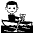 Person Rowing Boat Emoji from EmojiTwo Black Set