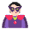 Person Supervillain Flat Light Emoji from Fluent Emoji Flat Set