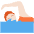 Person Swimming Light Skin Tone Emoji from Twemoji Set