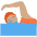 Person Swimming Medium Skin Tone Emoji from Twemoji Set