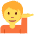 Person Tipping Hand Emoji from Twemoji Set