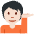 Person Tipping Hand Light Skin Tone Emoji from Twemoji Set