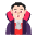 Person Vampire Flat Light Emoji from Fluent Emoji Flat Set