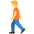 Person Walking Emoji from Twemoji Set