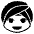 Person Wearing Turban Emoji from EmojiTwo Black Set