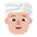 Person Wearing Turban Flat Medium Light Emoji from Fluent Emoji Flat Set