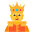 Person With Crown Flat Default Emoji from Fluent Emoji Flat Set