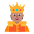 Person With Crown Flat Medium Emoji from Fluent Emoji Flat Set