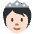 Person With Crown Light Skin Tone Emoji from Twemoji Set