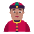 Person With Skullcap Flat Medium Emoji from Fluent Emoji Flat Set