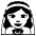 Person With Veil Emoji from EmojiTwo Black Set