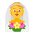 Person With Veil Flat Default Emoji from Fluent Emoji Flat Set