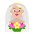 Person With Veil Flat Medium Light Emoji from Fluent Emoji Flat Set