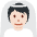 Person With Veil Light Skin Tone Emoji from Twemoji Set