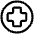 Pharmacy Cross Circle Icon from Iconoir Regular Set | Free Download as SVG Vector and Transparent PNG | Streamline icons