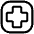 Pharmacy Cross Tag Icon from Iconoir Regular Set | Free Download as SVG Vector and Transparent PNG | Streamline icons