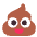 Pile Of Poo Flat Emoji from Fluent Emoji Flat Set