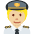 Pilot Medium Light Skin Tone Emoji from Twemoji Set