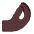 Pinched Fingers Flat Dark Emoji from Fluent Emoji Flat Set