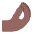 Pinched Fingers Flat Medium Dark Emoji from Fluent Emoji Flat Set