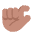 Pinching Hand Flat Medium Emoji from Fluent Emoji Flat Set