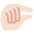 Pinching Hand Light Skin Tone Emoji from Twemoji Set