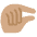 Pinching Hand Medium Skin Tone Emoji from Twemoji Set